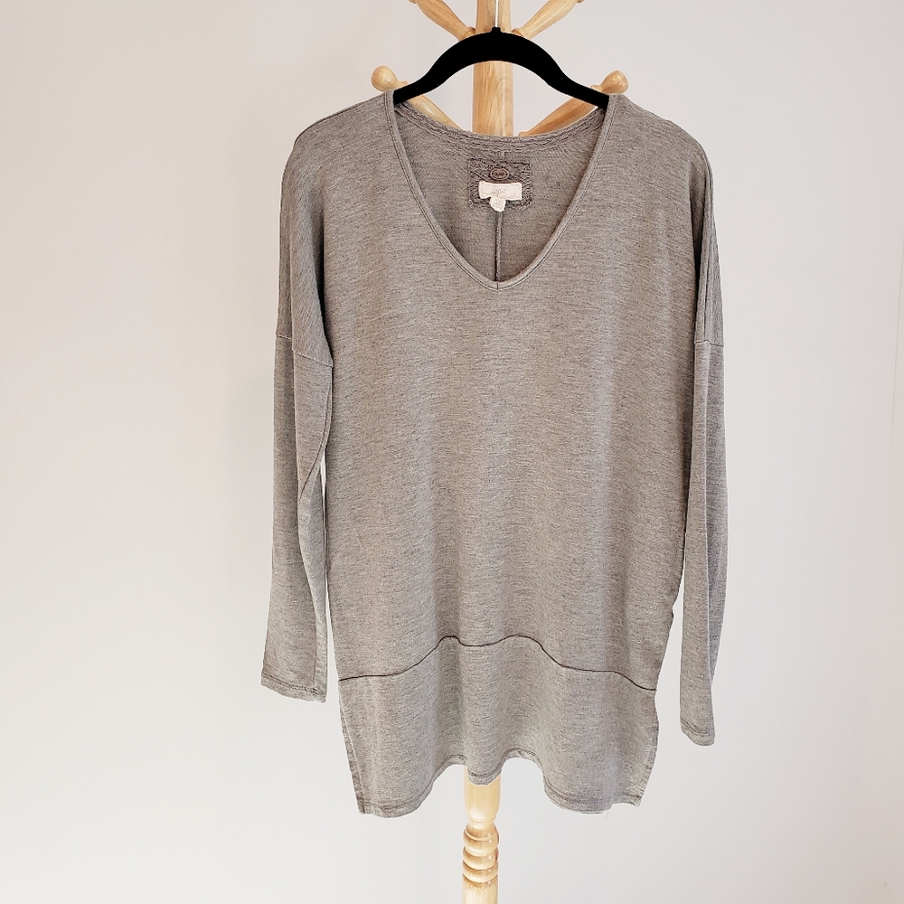 Cupio Long Sleeve Drape Shirt, Size XS, Li…